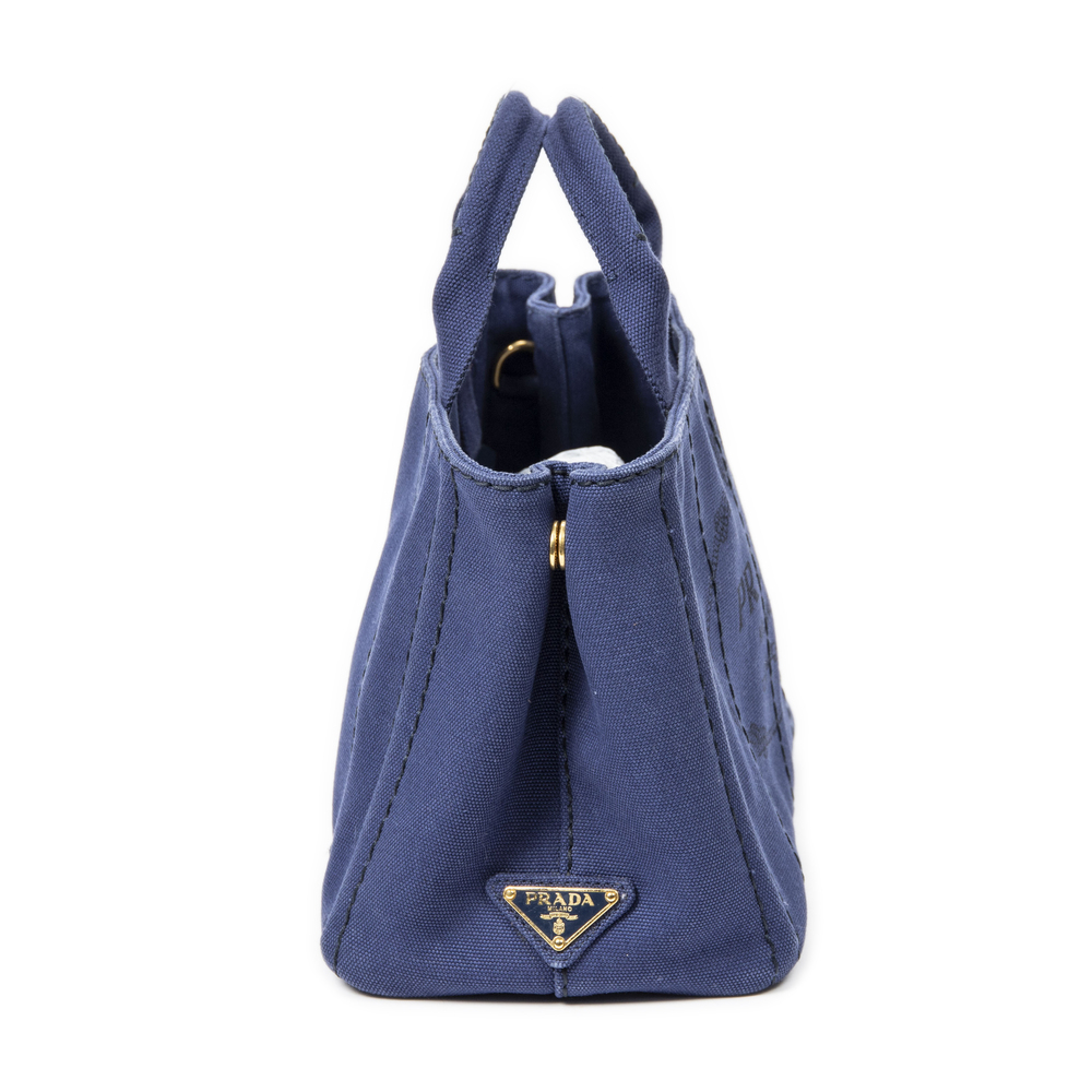 Prada Small Canapa Tote - Picture 4 of 8